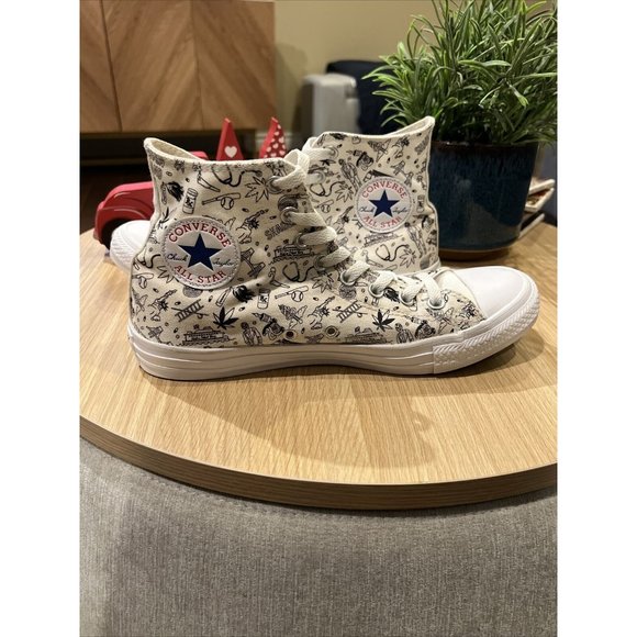 "King of Staten Island" Chuck Taylors New Mens Sz 8 Womens 10 Pete Davidson Rare - Picture 8 of 11